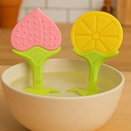 NeonateCare Infants Set Of 2 BPA Free Silicone Tree Shape Teether image 2