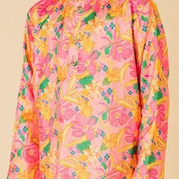 Jilmil Boys Floral Digital Printed Regular Kurta with Trousers image 4