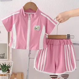 POP STREET KIDS Girls Colourblocked Shirt With Shorts-image-94