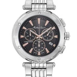 Mathey-Tissot Men Dial & Stainless Steel Bracelet Style Straps Analogue Chronograph Watch H912CHRRN-57
