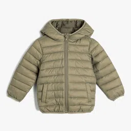 Koton Boys Solid Hooded Puffer Jacket-picture-38