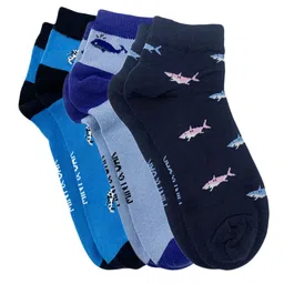 Mint & Oak Men Pack Of 3 Patterned Ankle-Length Socks image 2
