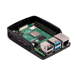 Official Raspberry Pi 4 Case-Black-Grey image 4