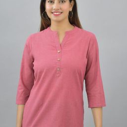 Anouk Rustic Mandarin Collar Cotton Top-picture-10