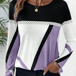 StyleCast Women Colourblocked Round Neck Pullover Sweaters-picture-26