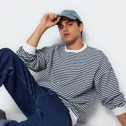 Trendyol Women Striped Sweatshirt-image-39
