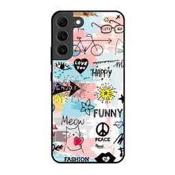 QRIOH Typography Printed Samsung Galaxy S22 Back Case Mobile Accessories-13