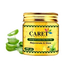 CARET ORGANIC Orange & Lemon Aloevera Gel For Skin Brightening - 100 g-42