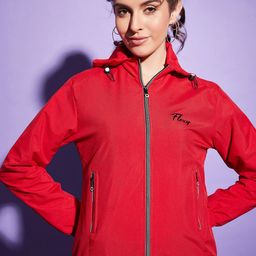 DIMPY GARMENTS Women Windcheater Training or Gym Sporty Jacket-image-49