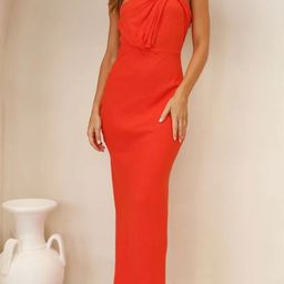 LULU & SKY One Shoulder Maxi Dress-image-82