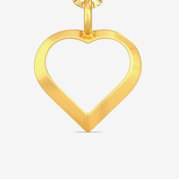 Joyalukkas 22KT Gold Heart Pendant - 0.355 g-picture-17