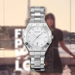 Balmain Women Embellished Dial & Stainless Steel Bracelet Style Straps Analogue Watch B49913386-picture-36