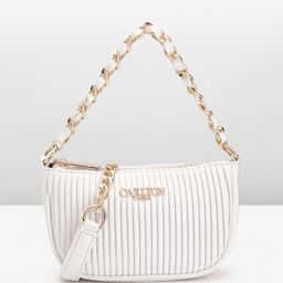 Carlton London Textured Structured Shoulder Bag-8