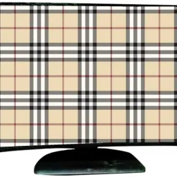 Wacky Computer Cover Full Set for 22 inch Computer Monitor, Keybord (8*18 Inch) and CPU (7.5*18*16 Inch)- CC-22-IN-BR-CHECK_P1 image 2