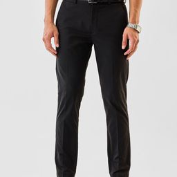 Snitch Men Slim Fit Mid-Rise Wrinkle Free Formal Trousers-picture-37