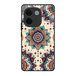 QRIOH Geometric Printed Vivo T3 Pro 5G Back Case Mobile Accessories-image-65
