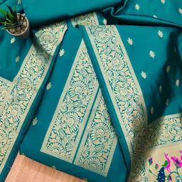 LeeliPeeri Designer Banarasi Unstitched Dress Material-image-33
