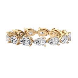 THE JEWEL HOUSE Women Pure Elegance 14K Gold 1.95CT Lab Grown Diamond Ring 1.7gm-image-10