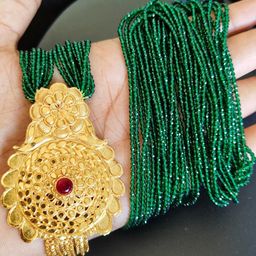 Gorkhastyle Women Green Necklace and Chains-image-98
