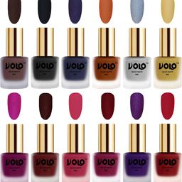 VOLO Set Of 12 Velvet Matte Nail Polish - 8 ml Each-image-13