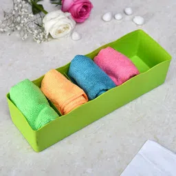 Kuber Industries Pink & Green 2 Pieces Regular Drawer Organisers image 5