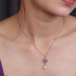 JKL Jewelry Rose Gold-Plated Stainless Steel Necklace-29