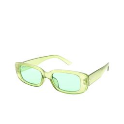 SALTY Women Green Lens & Green Rectangle Sunglasses with-image-21
