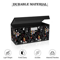Kuber Industries Black & White 3 Pieces Printed Drawer Organisers With Transparent Lid image 4