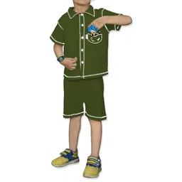 MGRS Boys Olive Clothing Set-image-73