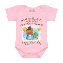 Arvesa Happy Father DaysPrinted Romper-39