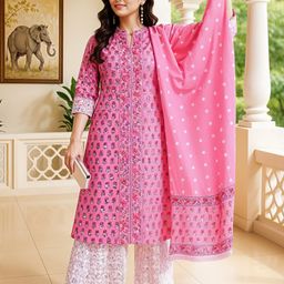 SZN Women Printed Kurti With Dupatta-picture-29