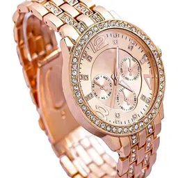 VAGHBHATT Women Dial & Stainless Steel Straps Analogue Automatic Watch Watch-D5-RG02-image-94