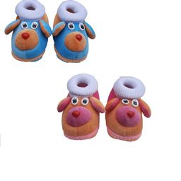 LMN CHILD CARE Kids-Unisex Orange Cotton Booties-image-11