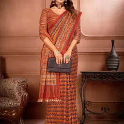Anouk Rustic Bagru Saree-55