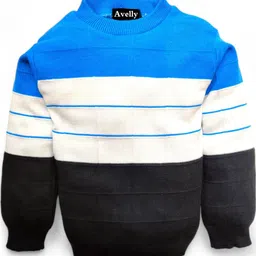 AVELLY Kids Striped Woollen Pullover-picture-45
