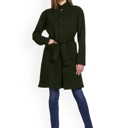 ROARERS Single-Breasted Wrap Coat-image-7