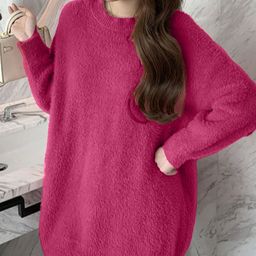 LULU & SKY Women Round Neck Long Sleeves Pullover-picture-2
