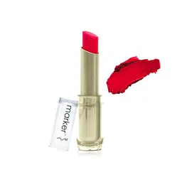 BeautyRelay London Marker Shine Glamm Lipstick 3.5g- Blazing Red-37