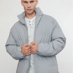 Trendyol Mock Collar Quilted Jacket-image-41