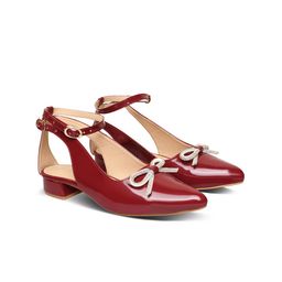 Looper Embellished Party Block Sandals with Bows image 5