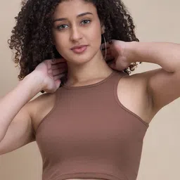 R.Code by The Roadster Life Co. Women Ribbed Tank Crop Top-image-86