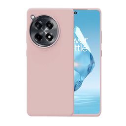 LIRAMARK Solid OnePlus 12 5G Liquid Silicone Soft Back Case-47
