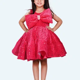 Modish Velvet Fit & Flare Dress-picture-34