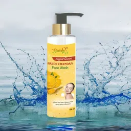 Dirghaanshi Ayurglow Haldi Chandan Facewash - 100 ml image 5