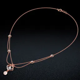 Joyalukkas Shimmering Dewy Charm Diamond Necklace-4.25 gm-image-29