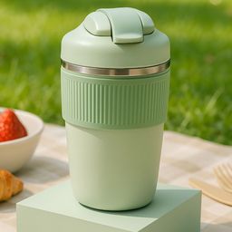 Myntra Elegant Homes Green Stainless Steel Coffee Tumbler- 480 ml-image-79