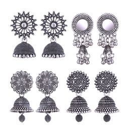 DIVASTRI Peacock Shaped Jhumkas Earrings-image-76