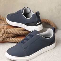 yoho Men Round Toe Comfort Insole Nubuck Sneakers-picture-18