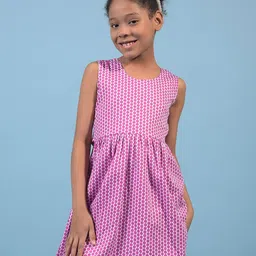 Crimsoune Club Print Fit & Flare Dress-image-21