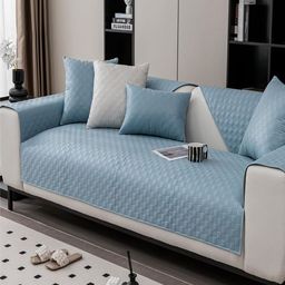 House of Quirk Double Seater Luxury Waterproof Anti-Slip Stretch Sofa Cover-image-50